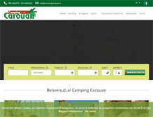 Tablet Screenshot of campingcarouan.it